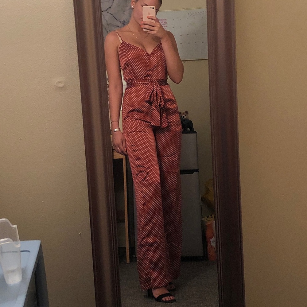 Rust Colored Jumpsuit - Picture 4 of 4